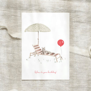 Postkarte · Relax, cat