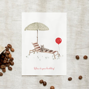 Postkarte · Relax, cat