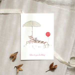 Postkarte · Relax, cat