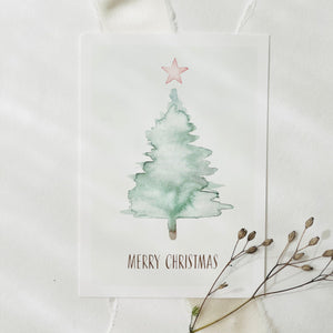 Postkarte - Pink Star