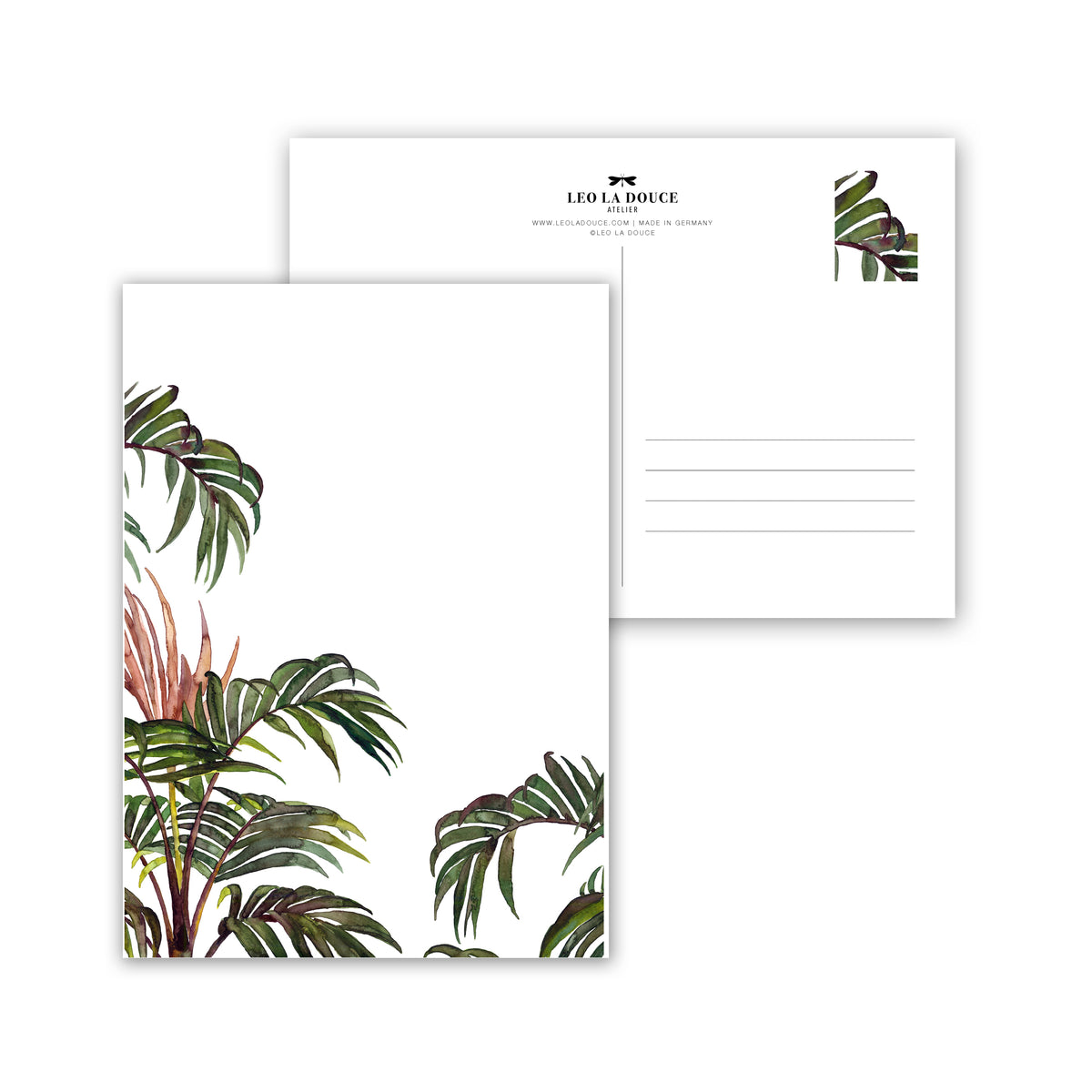 Postkarte - Jungle palm