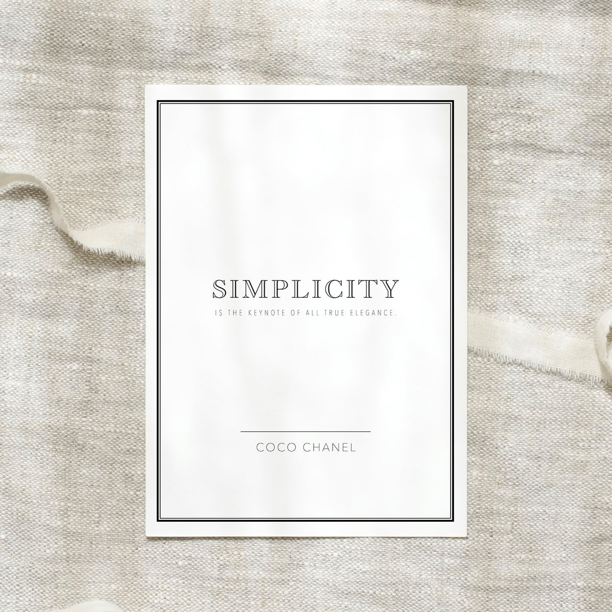 Postkarte - Simplicity