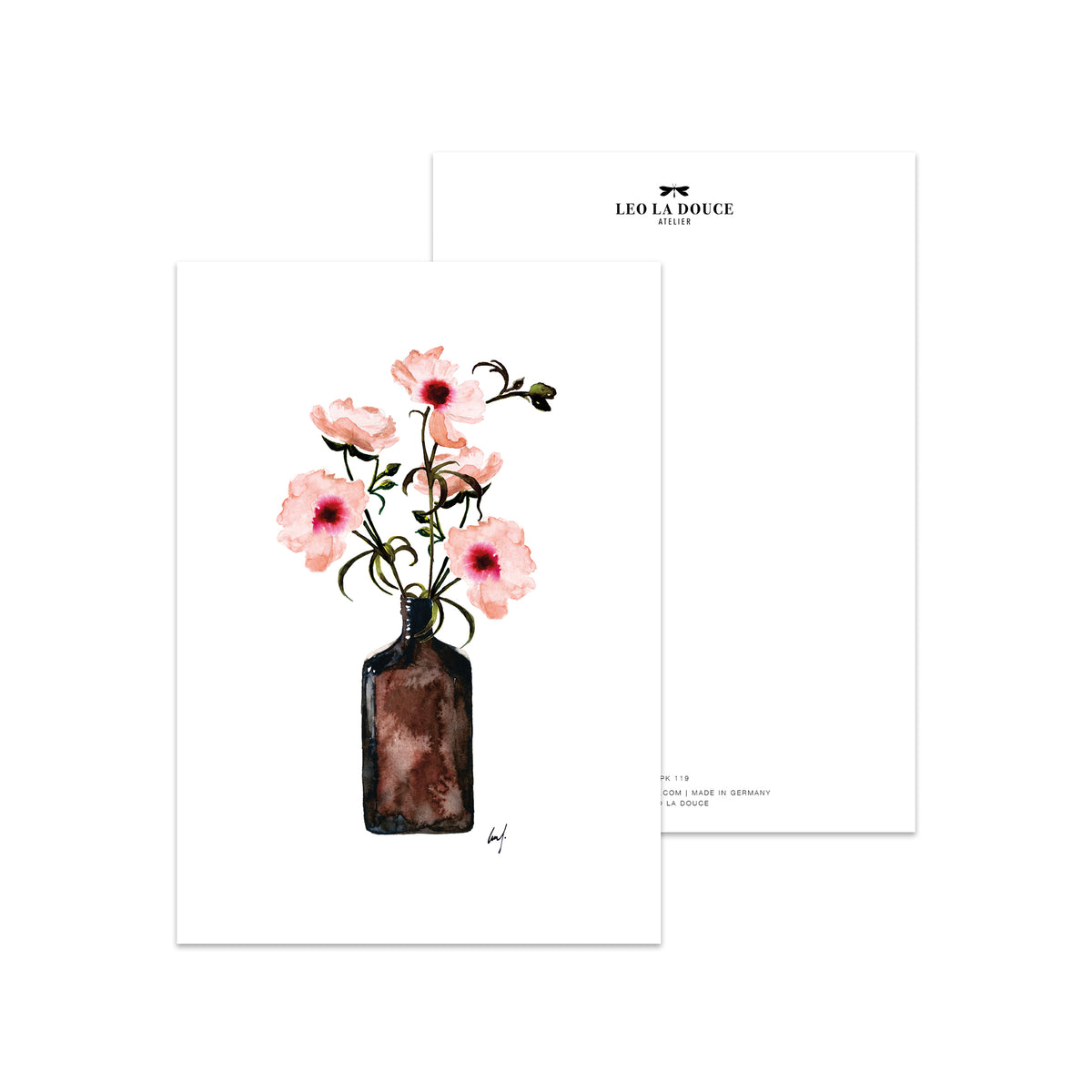 Postkarte - Anemone