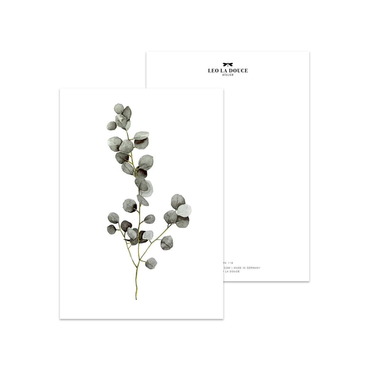 Postkarten Set · Botanical Illustrations