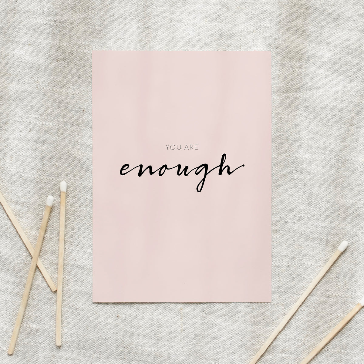 Postkarte - You are enough