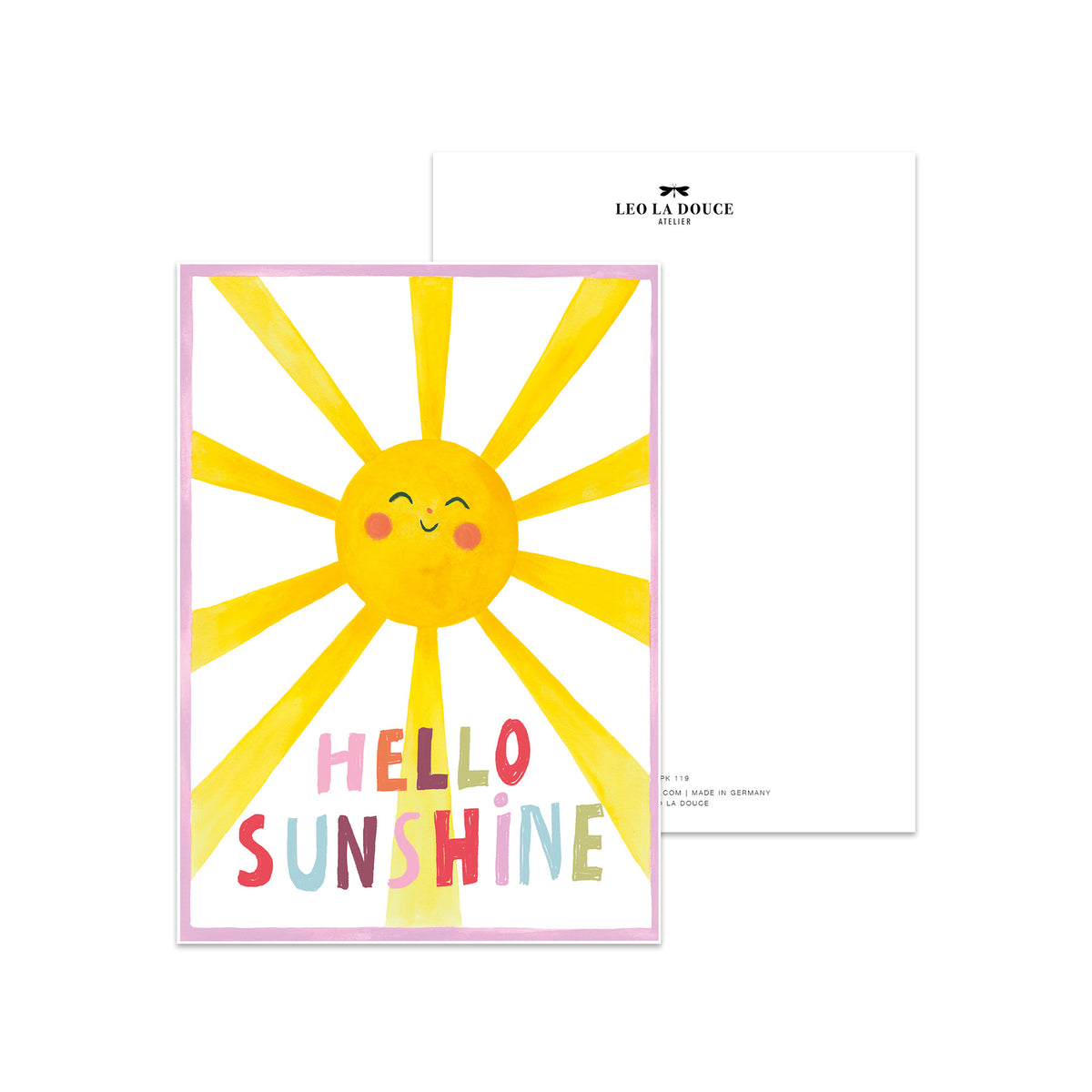 Postkarte · Hello Sunshine