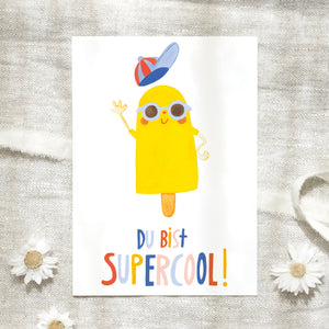 Postkarte · Eis | Du bist supercool