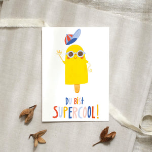 Postkarte · Eis | Du bist supercool