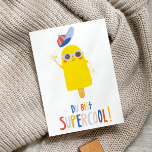 Postkarte · Eis | Du bist supercool