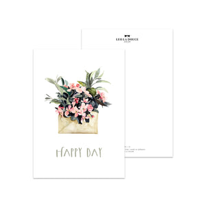 Postkarte · Happy day