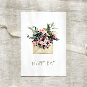 Postkarte · Happy day