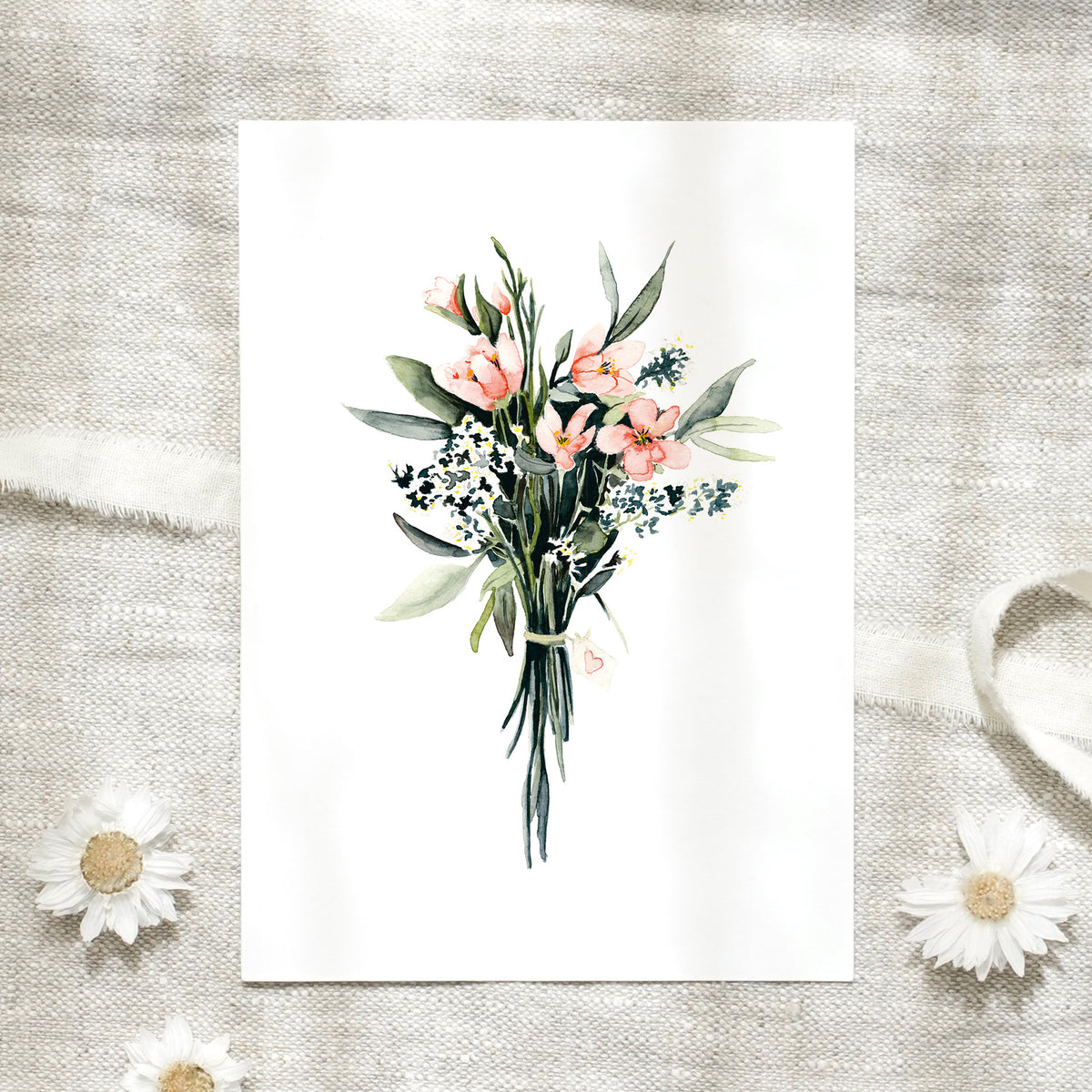 Postkarte - Flower Bouquet