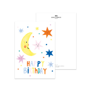 Postkarte · Happy Birthday Universe