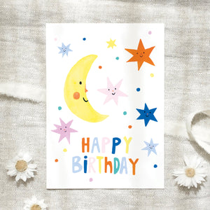 Postkarte · Happy Birthday Universe