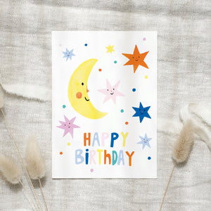 Postkarte · Happy Birthday Universe
