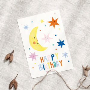 Postkarte · Happy Birthday Universe