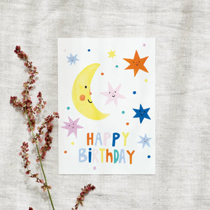 Postkarte · Happy Birthday Universe