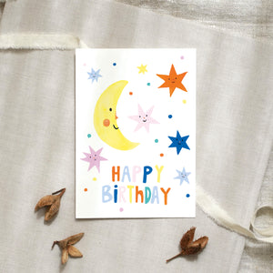 Postkarte · Happy Birthday Universe