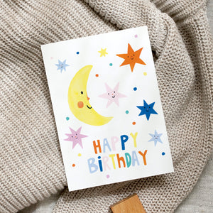 Postkarte · Happy Birthday Universe