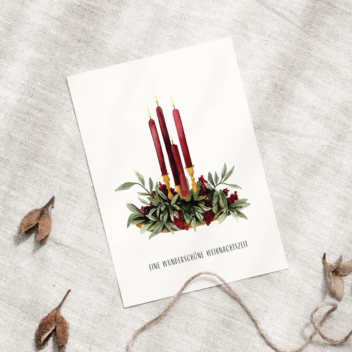 Postcard - Advent arrangement