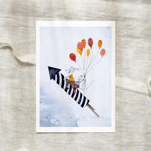 Postkarte - Rocketfriends