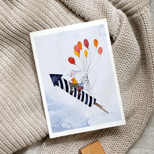 Postkarte - Rocketfriends