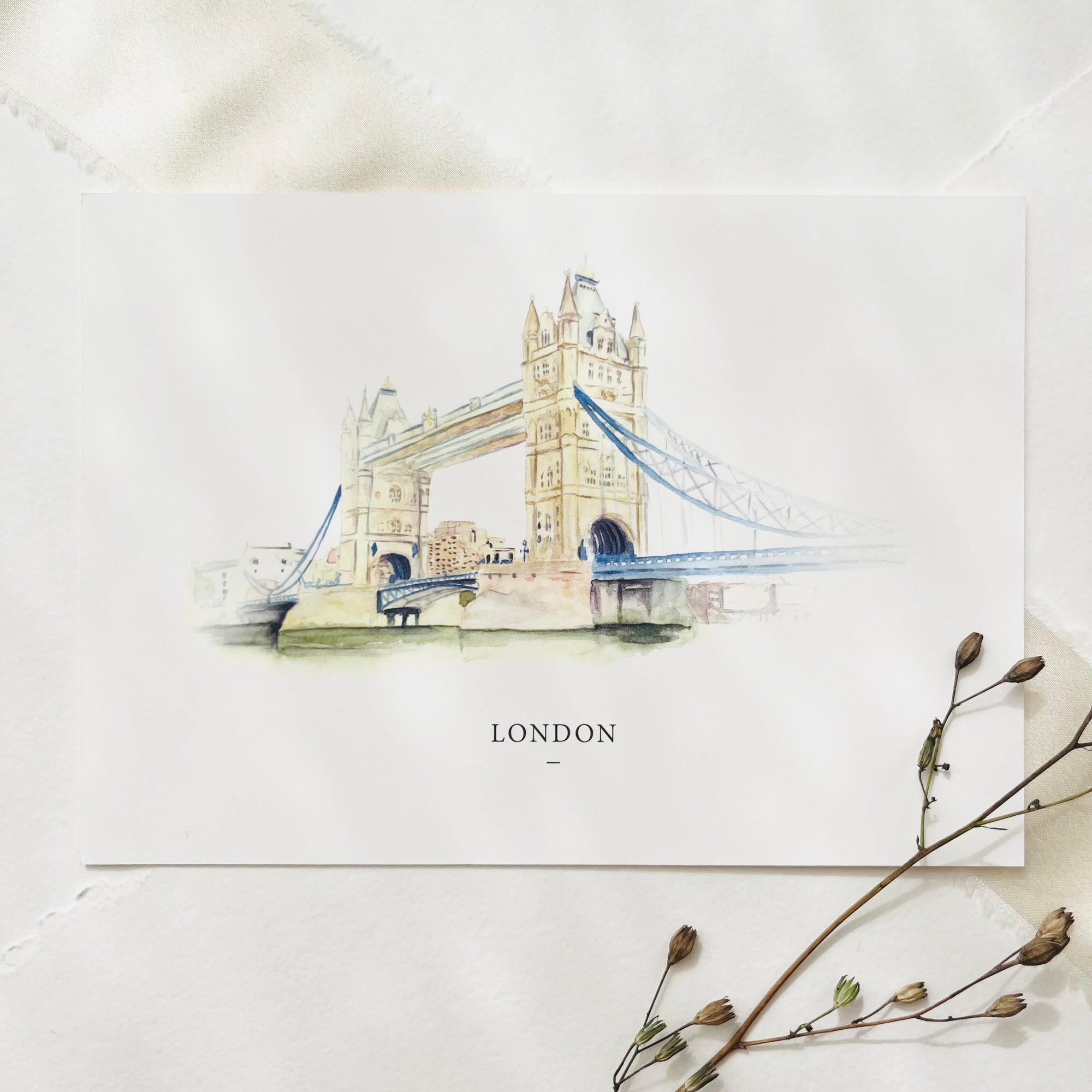Postkarte - CITIES - LONDON Postkarte Leo la Douce 