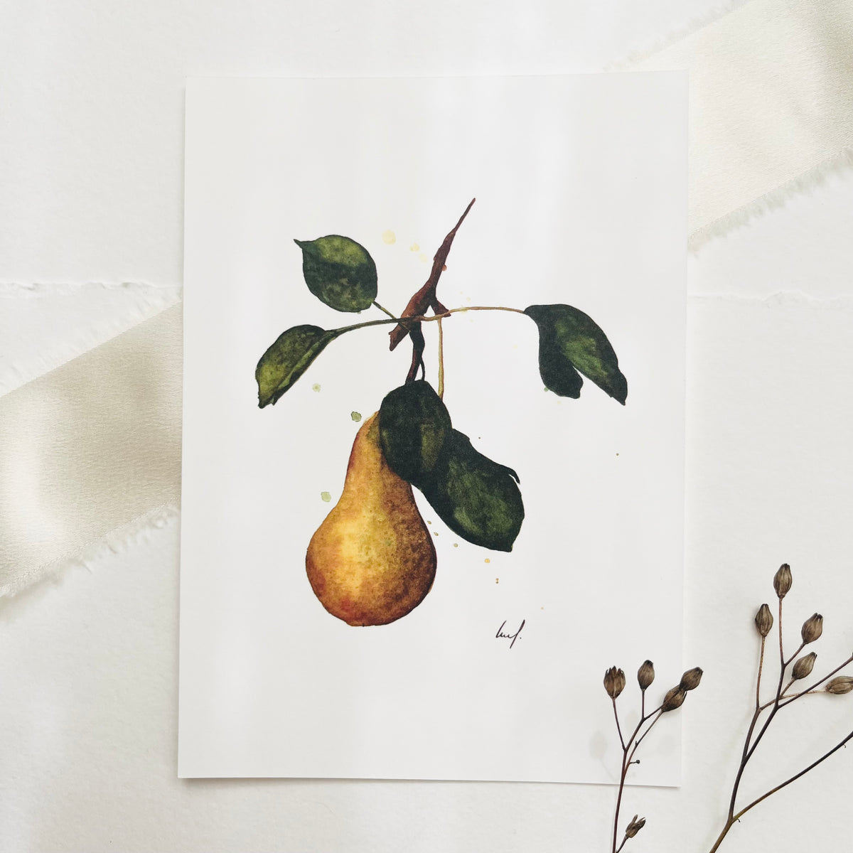 Postkarte -  Pear