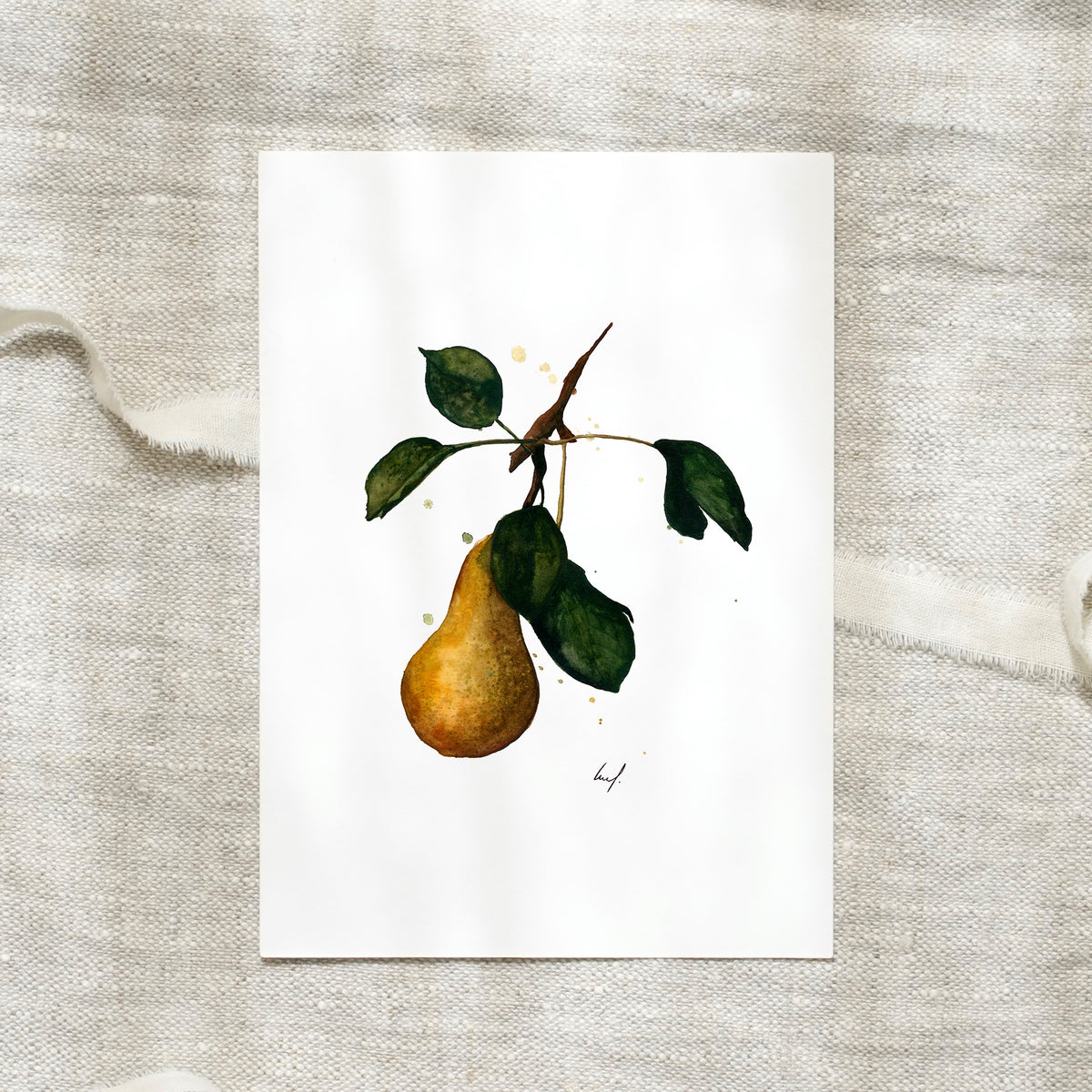 Postkarte -  Pear