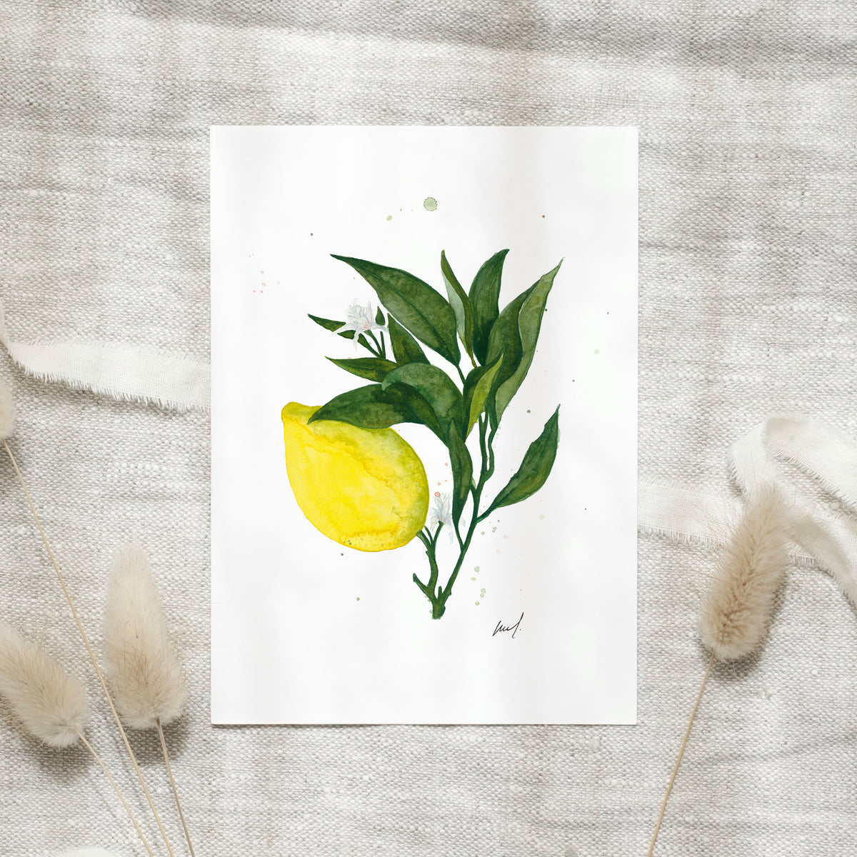 Postkarte -  Lemon