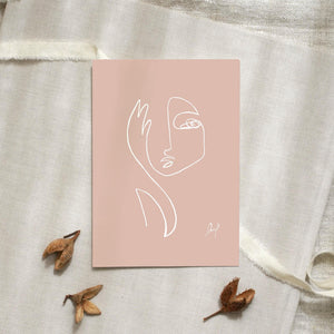 Postcard - Where am I | rose