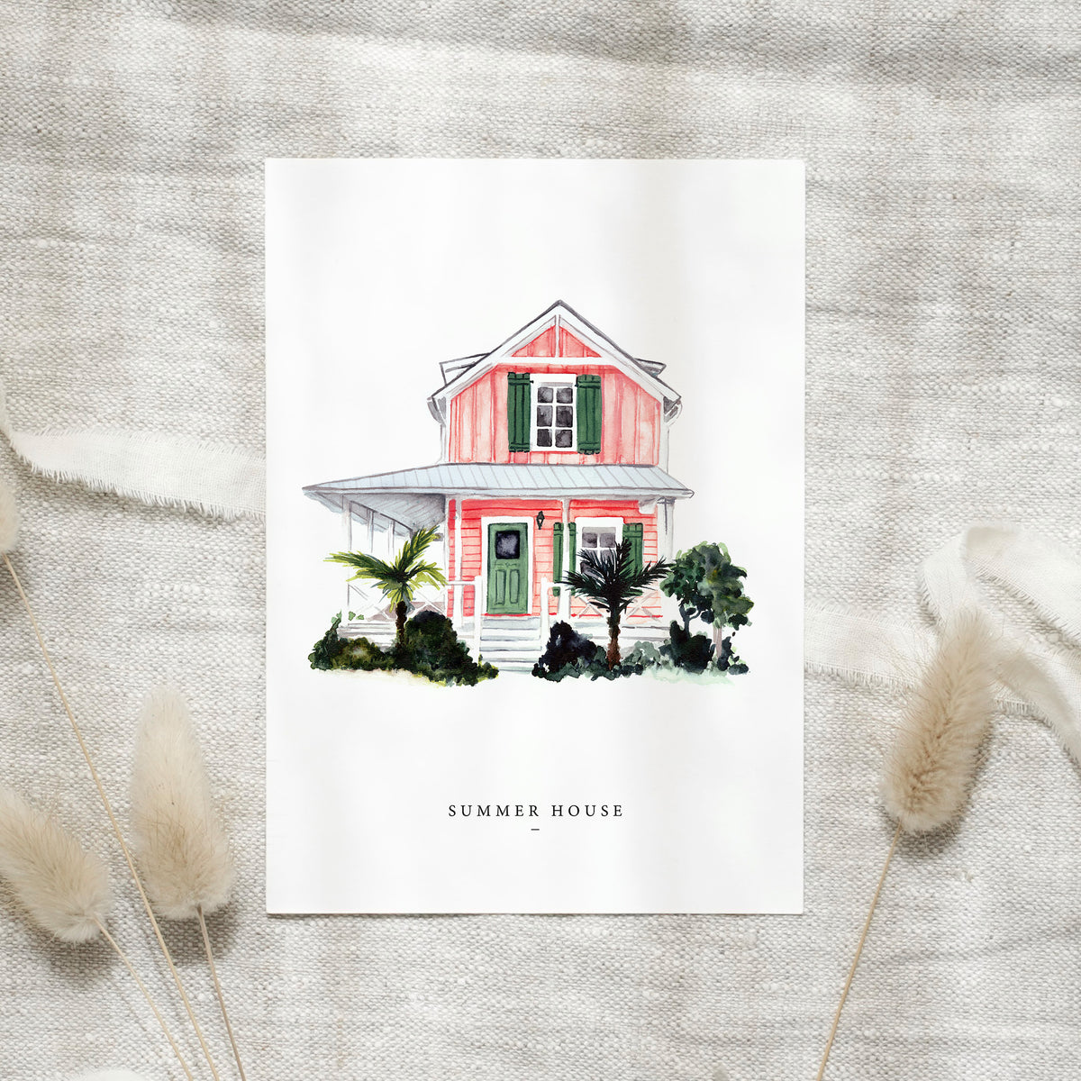 Postkarte -  Summer House