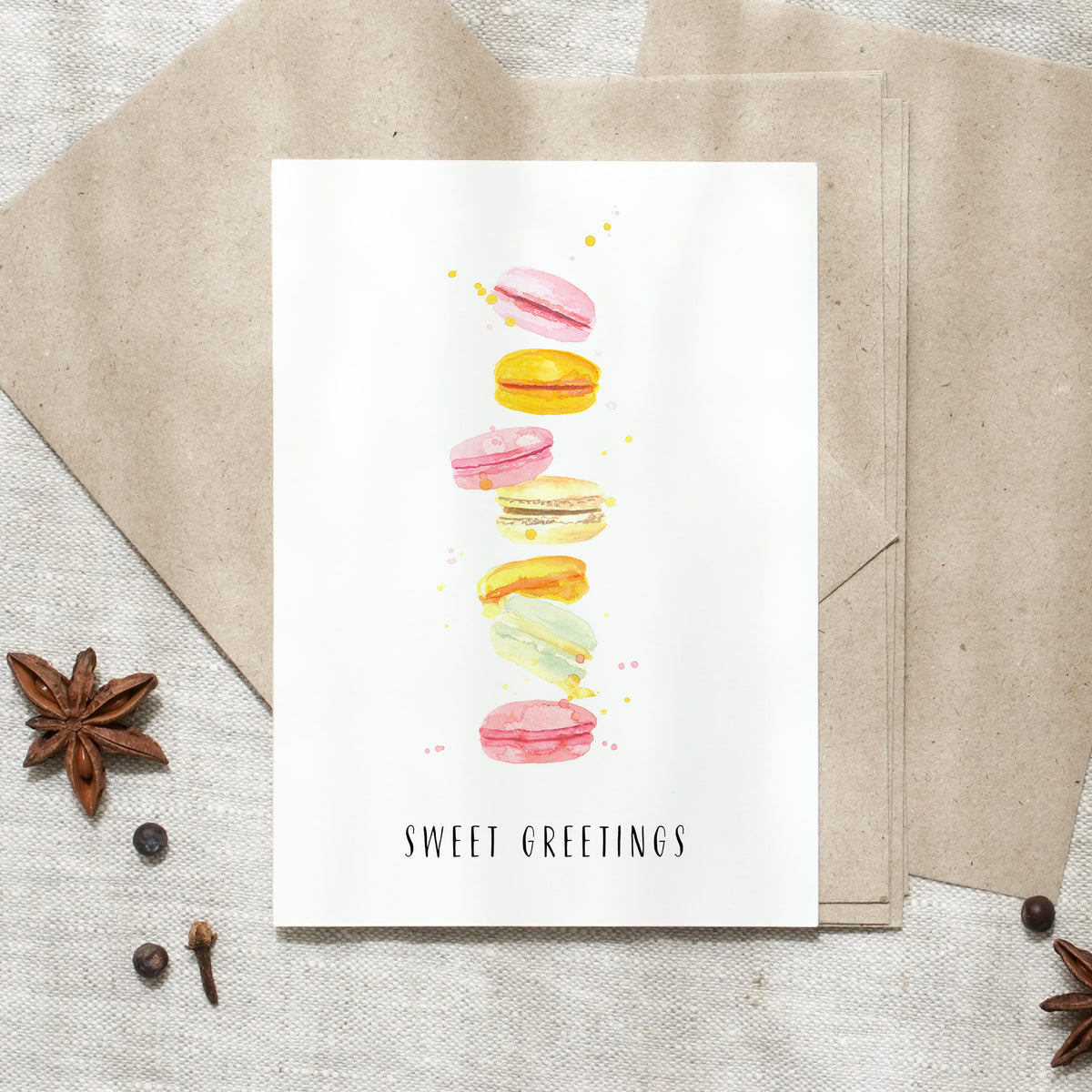 Postcard Macarons