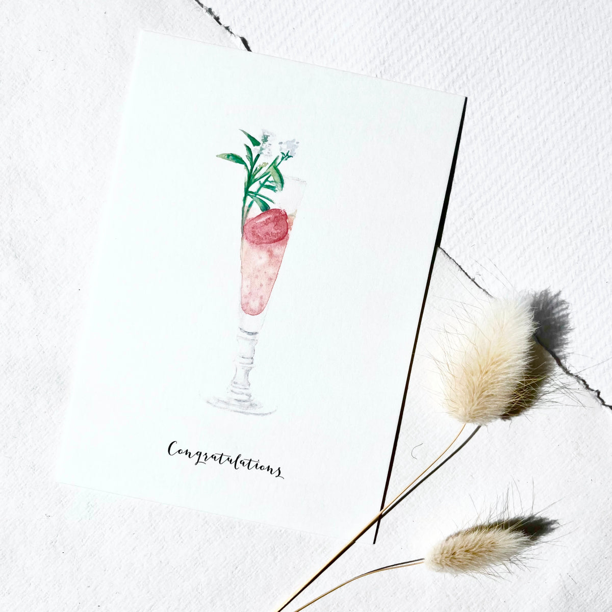 Postkarte - Cocktail · Congratulation