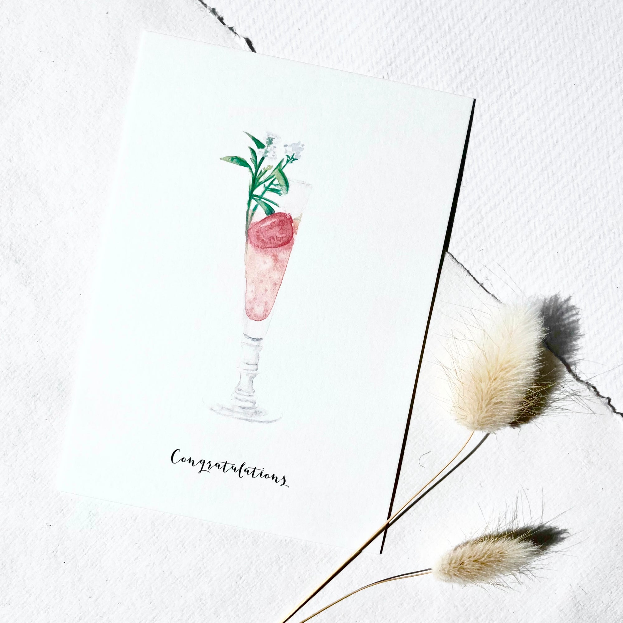 Postkarte - Cocktail · Congratulation Postkarte Leo la Douce 