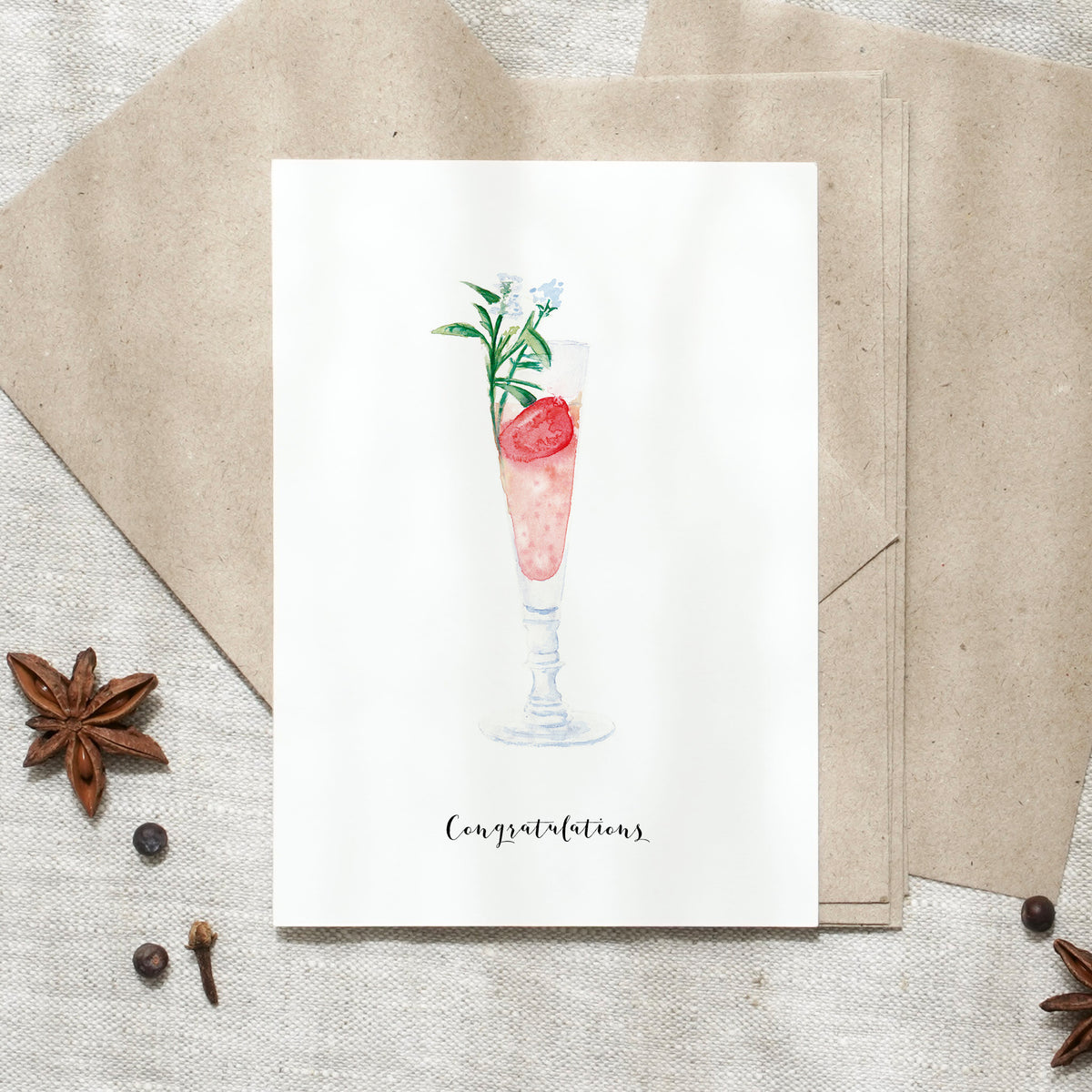 Postcard - Cocktail · Congratulations