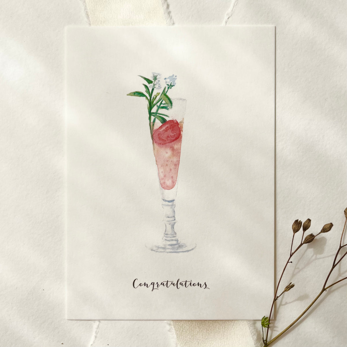 Postcard - Cocktail · Congratulations