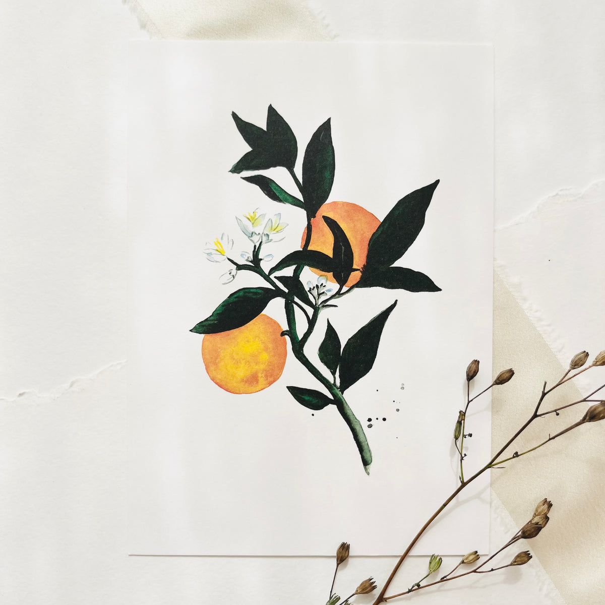 Postkarte · Orange