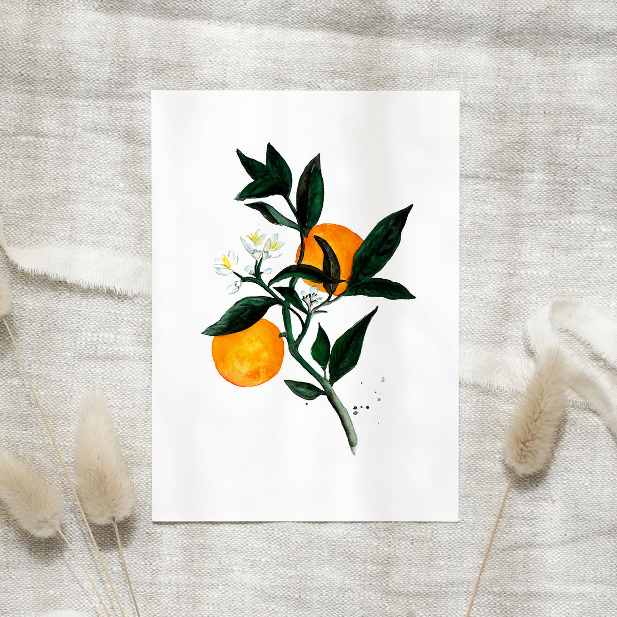 Postkarte · Orange