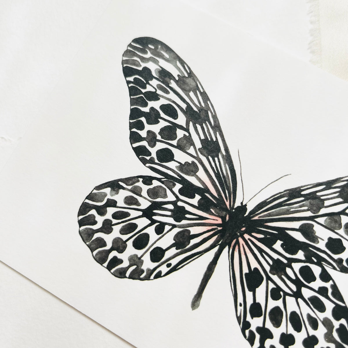 Postkarte · Black Butterfly