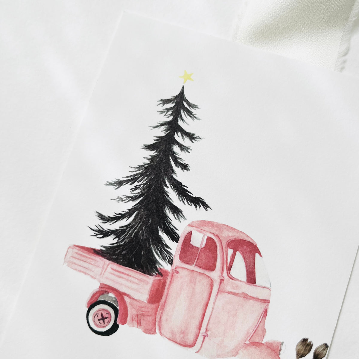 Postkarte · Christmas Vehicle