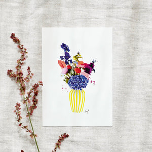 Postkarte · Spring Flowers