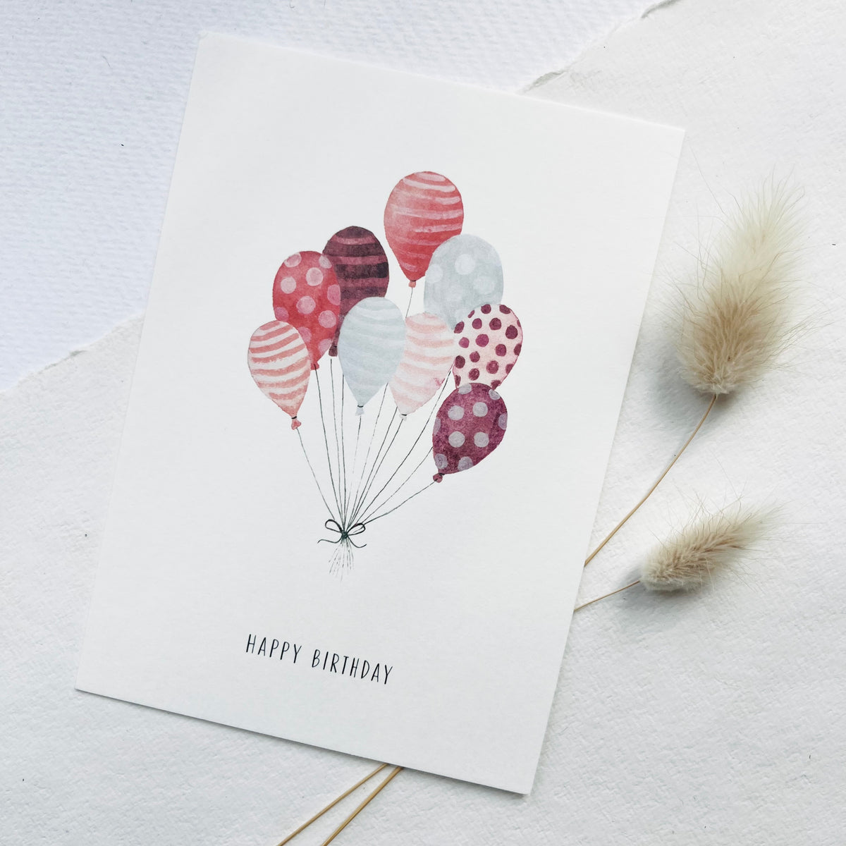 Postcard - Red Balloons