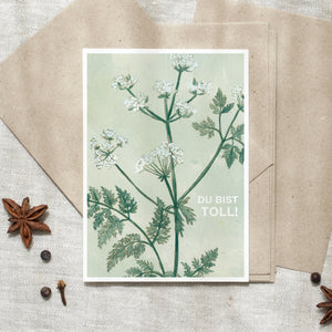 Postkarte · Wildflowers | Du bist toll