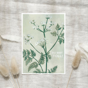 Postkarte · Wildflowers | Du bist toll