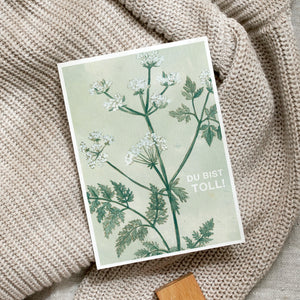 Postkarte · Wildflowers | Du bist toll