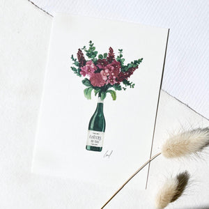 Postkarte - Cheers | Floral Bouquet