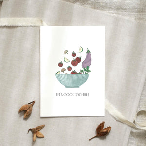 Postcard - Let's cook together