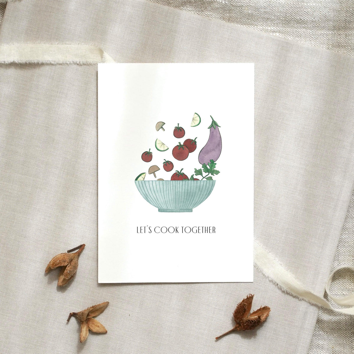 Postcard - Let&#39;s cook together