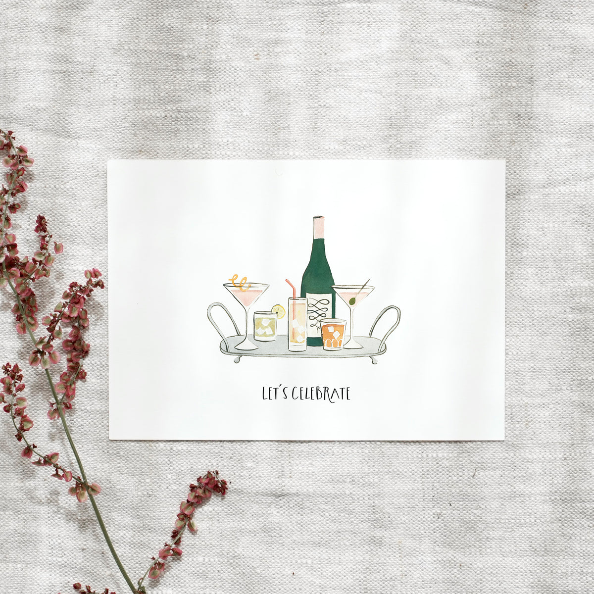 Postcard - Celebration | Drinks